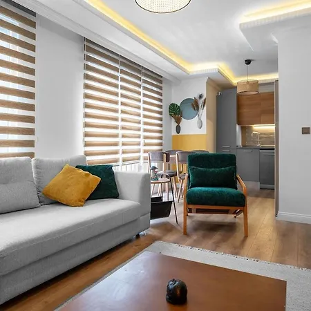 Forest Inspired Designed 1br Luxury Flat In Tomtom * Стамбул